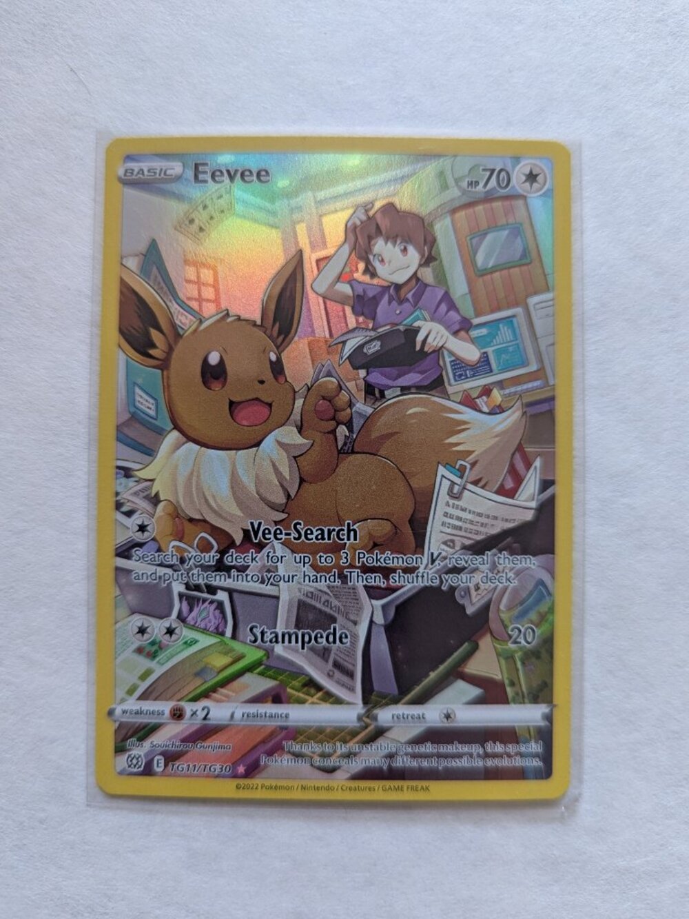 Pokemon Card Eevee #TG11/TG30